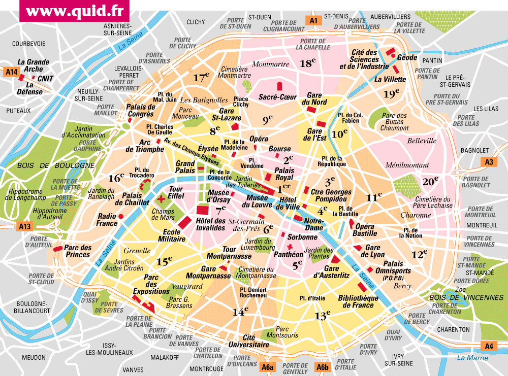 paris france carte